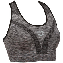 Load image into Gallery viewer, arena-womens-seamless-bra-top-dark-grey-melange-002450-550-ontario-swim-hub-1