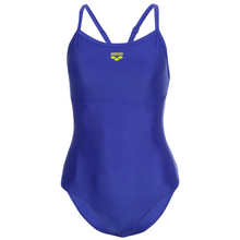 Load image into Gallery viewer, arena-womens-solid-lightdrop-back-swimsuit-neon-blue-005909-800-1