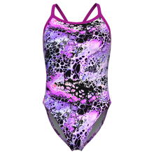 Load image into Gallery viewer, arena-womens-swimsuit-earth-view-xcriss-cross-back-pink-multi-very-fuchsia-011685-590-ontario-swim-hub-2