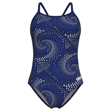 Load image into Gallery viewer, arena-womens-swimsuit-fireflow-lightdrop-back-navy-team-navy-010155-700-ontario-swim-hub-1