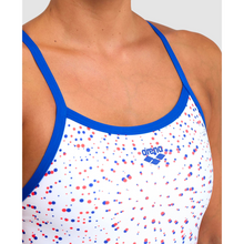 Load image into Gallery viewer, arena-womens-swimsuit-fireworks-print-neon-bluey-white-multi-005931-710-ontario-swim-hub-8