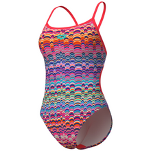Load image into Gallery viewer, arena-womens-swimsuit-ondulation-lace-back-multi-violet-bright-coral-008155-194-ontario-swim-hub-1