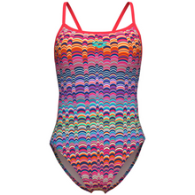 Load image into Gallery viewer, arena-womens-swimsuit-ondulation-lace-back-multi-violet-bright-coral-008155-194-ontario-swim-hub-2