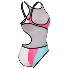 Load image into Gallery viewer, arena-womens-swimsuit-one-placement-tech-back-multi-black-010671-505-ontario-swim-hub-3