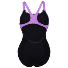 Load image into Gallery viewer, arena-womens-swimsuit-spikes-pro-back-black-lavanda-005971-590-ontario-swim-hub-4