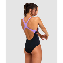 Load image into Gallery viewer, arena-womens-swimsuit-spikes-pro-back-black-lavanda-005971-590-ontario-swim-hub-6