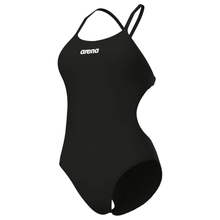 Load image into Gallery viewer, arena-womens-swimsuit-tie-back-solid-black-010350-510-ontario-swim-hub-1