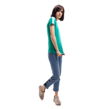 Load image into Gallery viewer, arena-womens-t-shirt-team-evergreen-white-evergreen-001225-631-ontario-swim-hub-5