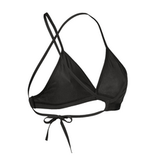 Load image into Gallery viewer, arena-womens-team-swim-top-tie-back-solid-black-white-004768-550-ontario-swim-hub-3