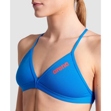 Load image into Gallery viewer, arena-womens-team-swim-top-tie-back-solid-blue-river-004768-800-ontario-swim-hub-5