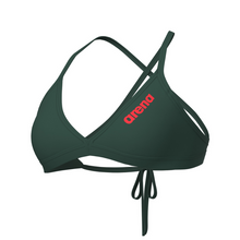 Load image into Gallery viewer, arena-womens-team-swim-top-tie-back-solid-dark-sage-004768-900-ontario-swim-hub-1