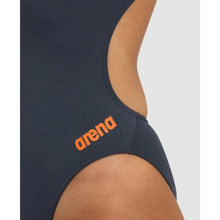 Load image into Gallery viewer, arena-womens-team-swimsuit-challenge-solid-asphalt-black-004766-530-ontario-swim-hub-8