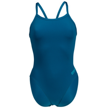 Load image into Gallery viewer, arena-womens-team-swimsuit-challenge-solid-blue-cosmo-004766-600-ontario-swim-hub-2