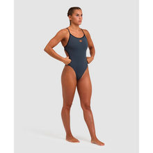 Load image into Gallery viewer, arena-womens-team-swimsuit-lace-back-solid-asphalt-black-004651-530-ontario-swim-hub-7