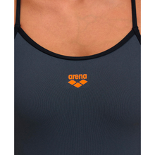Load image into Gallery viewer, arena-womens-team-swimsuit-lace-back-solid-asphalt-black-004651-530-ontario-swim-hub-8