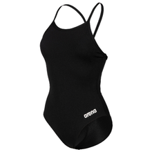 Load image into Gallery viewer, arena-womens-team-swimsuit-lightdrop-back-solid-black-004767-550-ontario-swim-hub-1