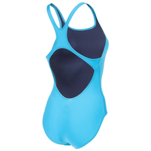 Load image into Gallery viewer, arena-womens-team-swimsuit-swim-pro-solid-turquoise-yellow-star-004760-802-ontario-swim-hub-4