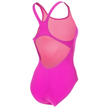 Load image into Gallery viewer, arena-womens-team-swimsuit-swim-pro-solid-very-fuchsia-team-green-004760-906-ontario-swim-hub-4