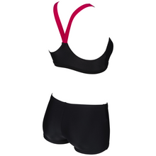 Load image into Gallery viewer, arena-womens-vibrancy-two-pieces-bikini-black-freak-rose-004061-590-ontario-swim-hub-2