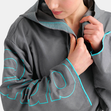 Load image into Gallery viewer, arena-zeal-plus-bathrobe-dark-grey-sky-005308-100-ontario-swim-hub-12