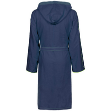 Load image into Gallery viewer, arena-zeal-plus-bathrobe-navy-lime-005308-200-ontario-swim-hub-2