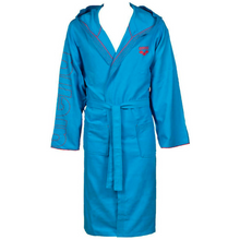 Load image into Gallery viewer, arena-zeal-plus-junior-bathrobe-blue-red-005309-400-ontario-swim-hub-1