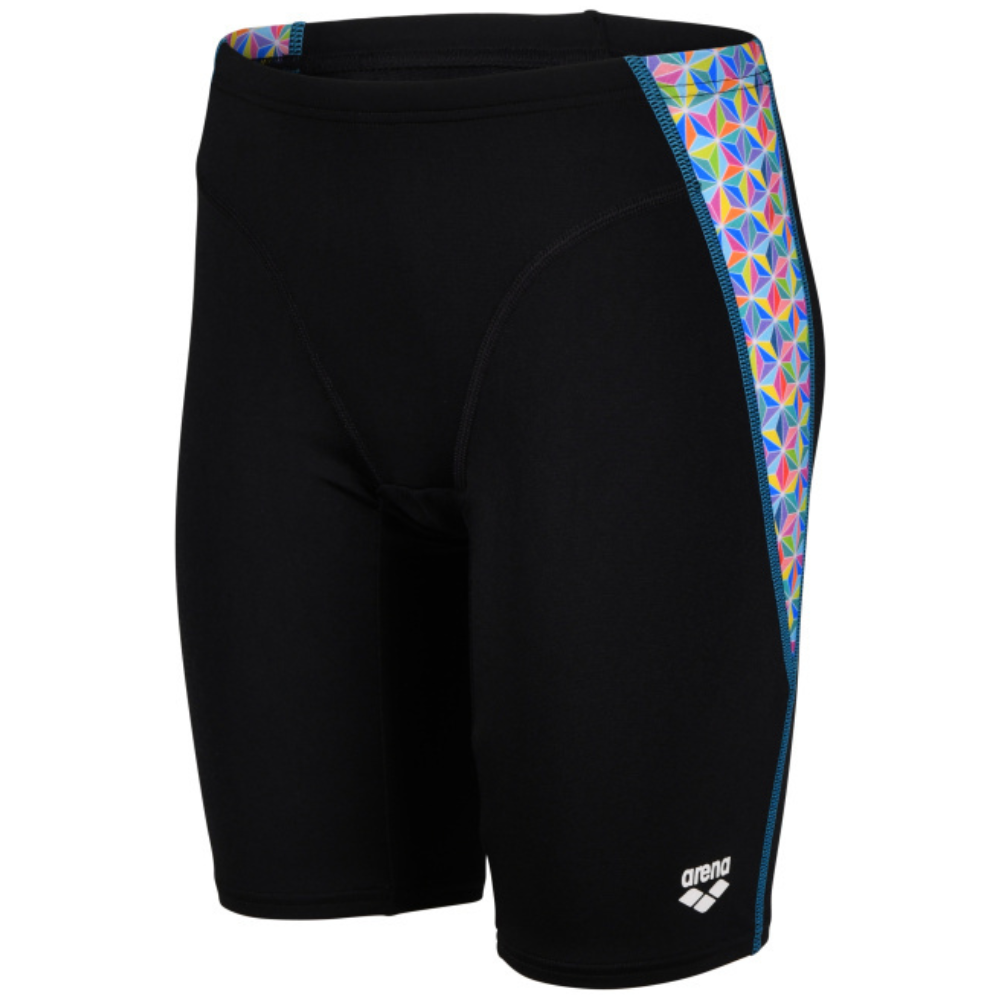 BOYS' ARENA SWIM JAMMER STARFISH PRINT - BLACK/WHITE MULTI BOYS' ARENA SWIM JAMMER STARFISH PRINT - BLACK/WHITE MULTI