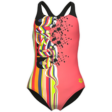 Load image into Gallery viewer, girls-swimsuit-arena-palette-swim-pro-back-calypso-coral-black-black-007918-350-ontario-swim-hub-3