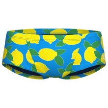 Load image into Gallery viewer, mens-arena-lemons-swim-low-waist-short-turquoise-multi-010707-858-ontario-swim-hub-1