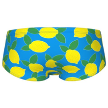 Load image into Gallery viewer, mens-arena-lemons-swim-low-waist-short-turquoise-multi-010707-858-ontario-swim-hub-3