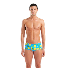 Load image into Gallery viewer, mens-arena-lemons-swim-low-waist-short-turquoise-multi-010707-858-ontario-swim-hub-6