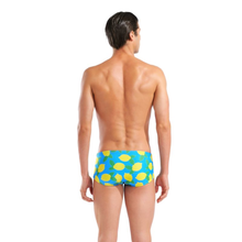 Load image into Gallery viewer, mens-arena-lemons-swim-low-waist-short-turquoise-multi-010707-858-ontario-swim-hub-7