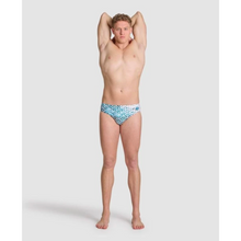 Load image into Gallery viewer, mens-arena-planet-water-swim-brief-white-multi-006174-130-ontario-swim-hub-7