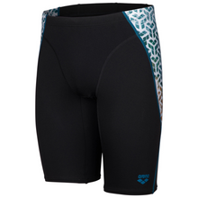 Load image into Gallery viewer,     mens-arena-planet-water-swim-jammer-black-white-multi-006751-510-ontario-swim-hub-1