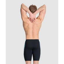 Load image into Gallery viewer,     mens-arena-planet-water-swim-jammer-black-white-multi-006751-510-ontario-swim-hub-6