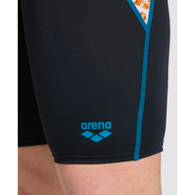 Load image into Gallery viewer,     mens-arena-planet-water-swim-jammer-black-white-multi-006751-510-ontario-swim-hub-8