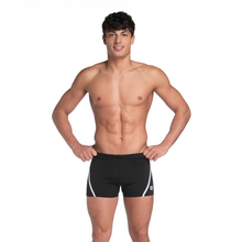 Load image into Gallery viewer, mens-arena-pro-file-swim-shorts-black-white-006674-510-ontario-swim-hub-4