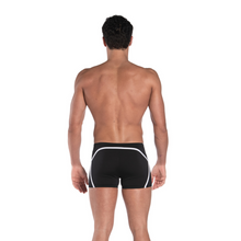 Load image into Gallery viewer, mens-arena-pro-file-swim-shorts-black-white-006674-510-ontario-swim-hub-5