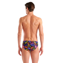 Load image into Gallery viewer, mens-arena-sea-turtles-swim-briefs-black-multi-010222-501-ontario-swim-hub-2