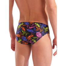 Load image into Gallery viewer, mens-arena-sea-turtles-swim-briefs-black-multi-010222-501-ontario-swim-hub-5