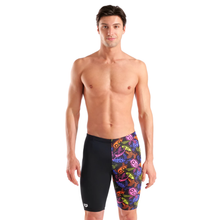Load image into Gallery viewer, mens-arena-sea-turtles-swim-jammer-black-multi-010223-501-ontario-swim-hub-1