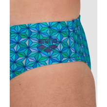 Load image into Gallery viewer,     mens-arena-starfish-swim-brief-turquoise-multi-006670-801-ontario-swim-hub-8