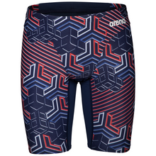 Load image into Gallery viewer, mens-arena-swim-jammer-kikko-pro-navy-team-red-white-blue-005896-417-ontario-swim-hub-2
