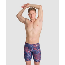 Load image into Gallery viewer, mens-arena-swim-jammer-kikko-pro-navy-team-red-white-blue-005896-417-ontario-swim-hub-5