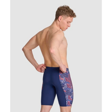 Load image into Gallery viewer, mens-arena-swim-jammer-kikko-pro-navy-team-red-white-blue-005896-417-ontario-swim-hub-6