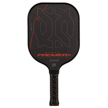 Load image into Gallery viewer, Onix Evoke Premier Pro Raw Carbon Pickleball Paddle 14 mm - front whole body