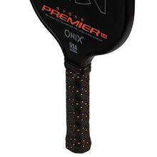 Load image into Gallery viewer, Onix Evoke Premier Pro Raw Carbon Pickleball Paddle 14 mm - handle closeup