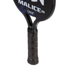 Load image into Gallery viewer, Onix Malice Pickleball Paddle 16 mm - Open Throat Composite - handle closeup