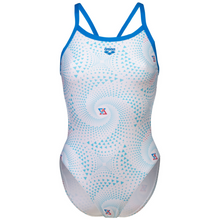 Load image into Gallery viewer, womens-arena-fireflow-swimsuit-challenge-back-blue-river-white-multi-008598-810-ontario-swim-hub-2