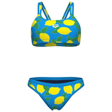 Load image into Gallery viewer, womens-arena-lemons-bikini-bandeau-turquoise-multi-multi-turquoise-010705-858-ontario-swim-hub-1